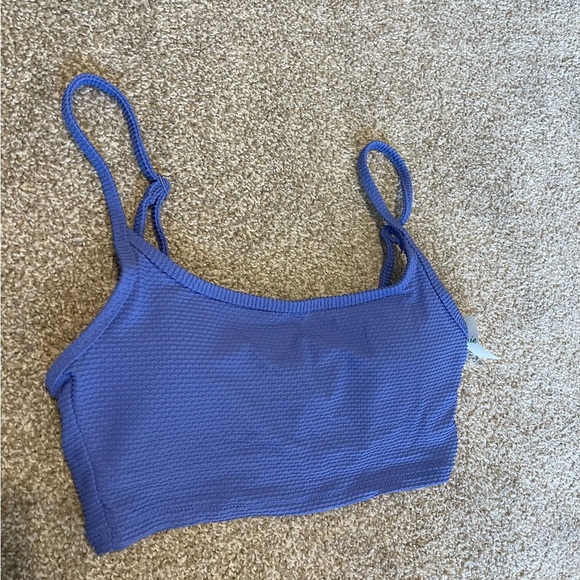 aerie Other - Aerie Women's Blue Textured Bikini Top